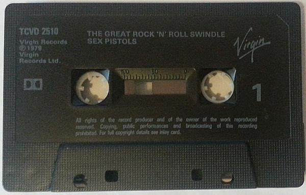  Sex Pistols - The Great Rock 'N' Roll Swindle Cassette release 1979 V2 Barcode
